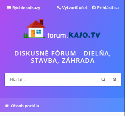 Diskusné stavebné forum.KAJO.tv